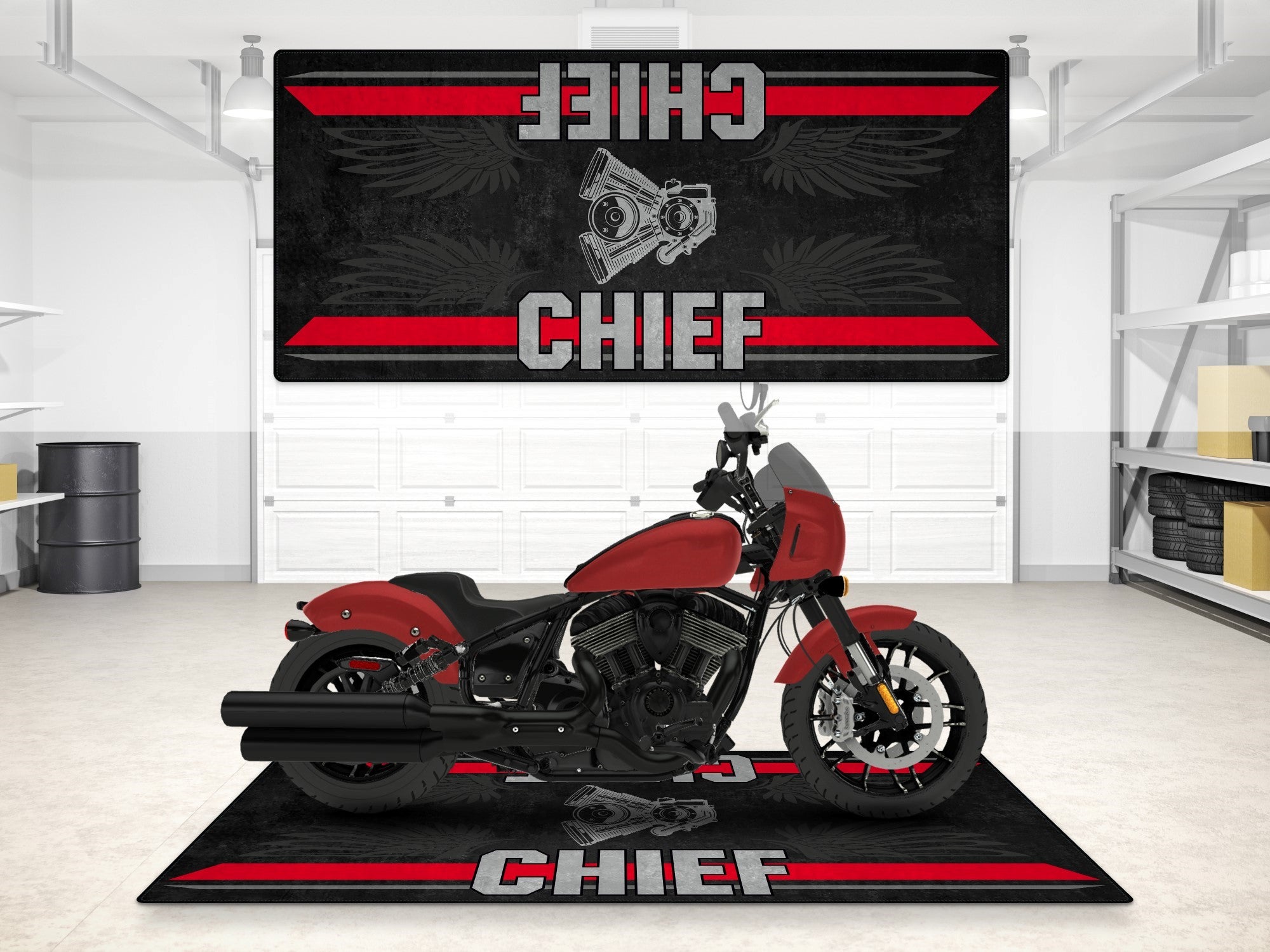 MPM Motorcycle Mat for Indian Sport Chief - MM7325