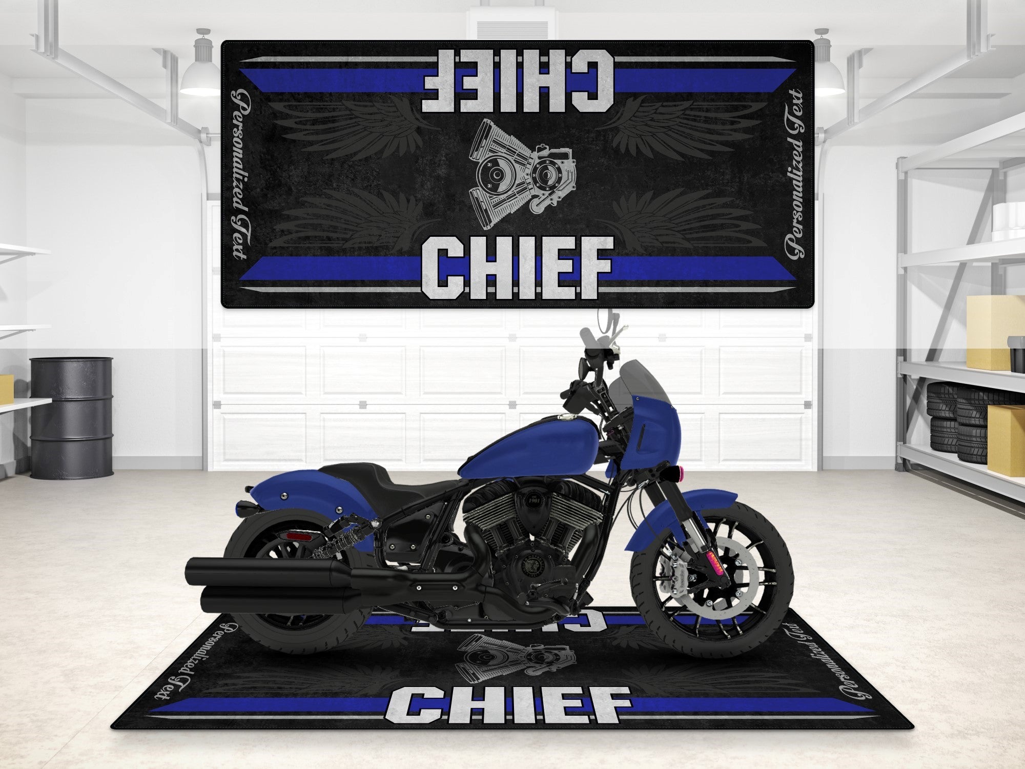 MPM Motorcycle Mat for Indian Sport Chief - MM7325