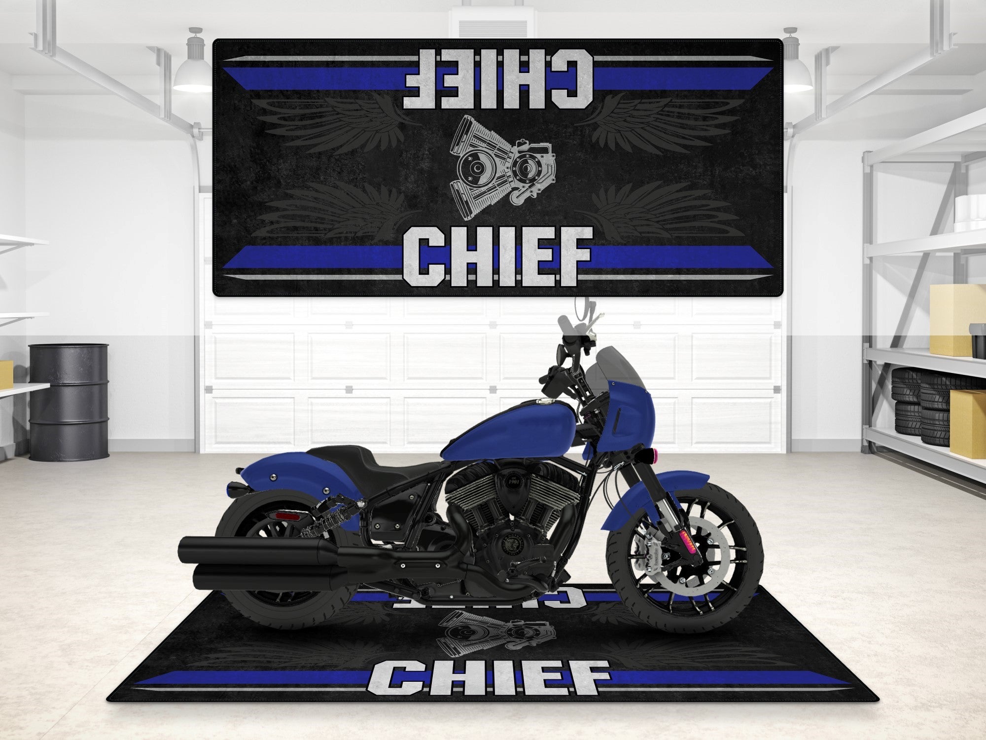 MPM Motorcycle Mat for Indian Sport Chief - MM7325