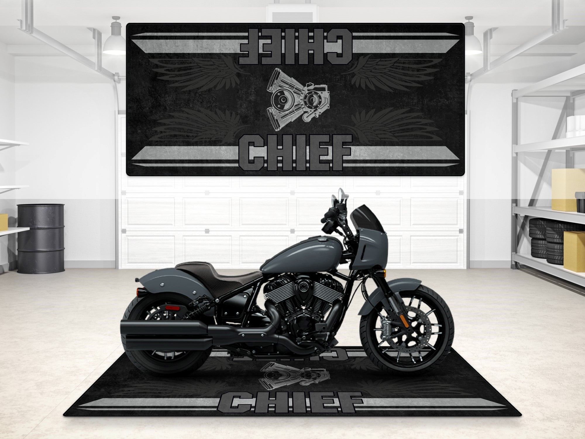 MPM Motorcycle Mat for Indian Sport Chief - MM7325