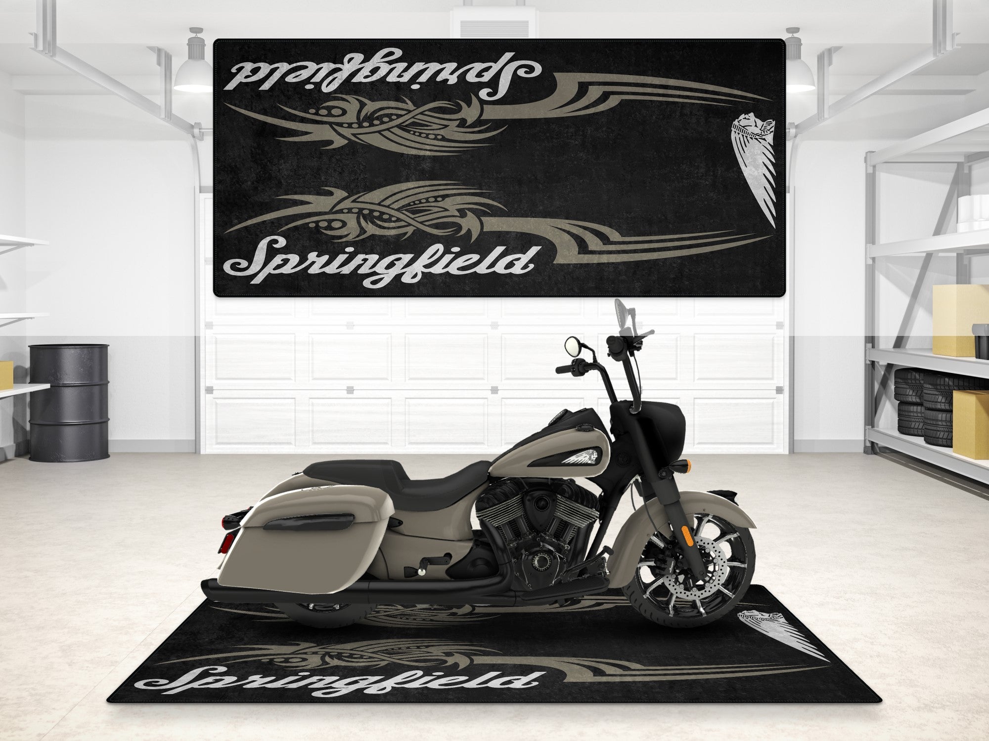 MPM Motorcycle Mat for Indian Springfield - MM7326