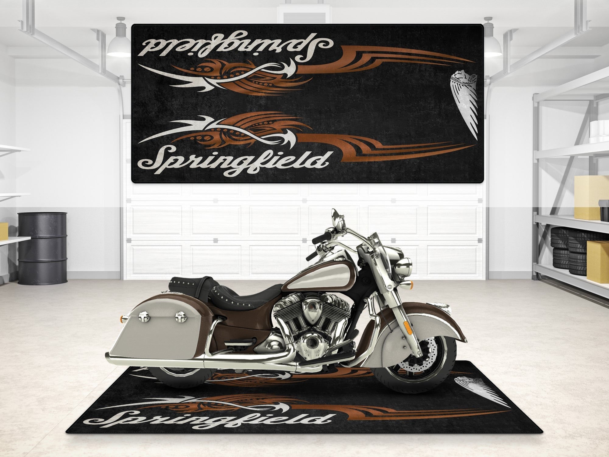 MPM Motorcycle Mat for Indian Springfield - MM7326