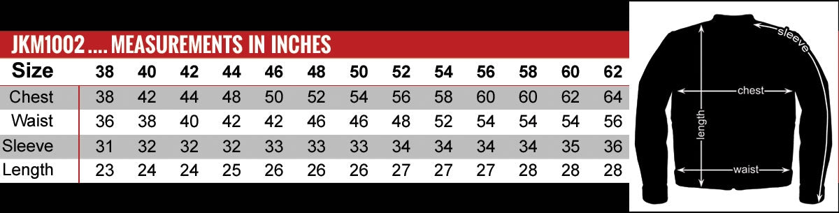 JKM2001 Men’s Black ‘Skull And Crossbones' Motorcycle Leather Biker Jacket