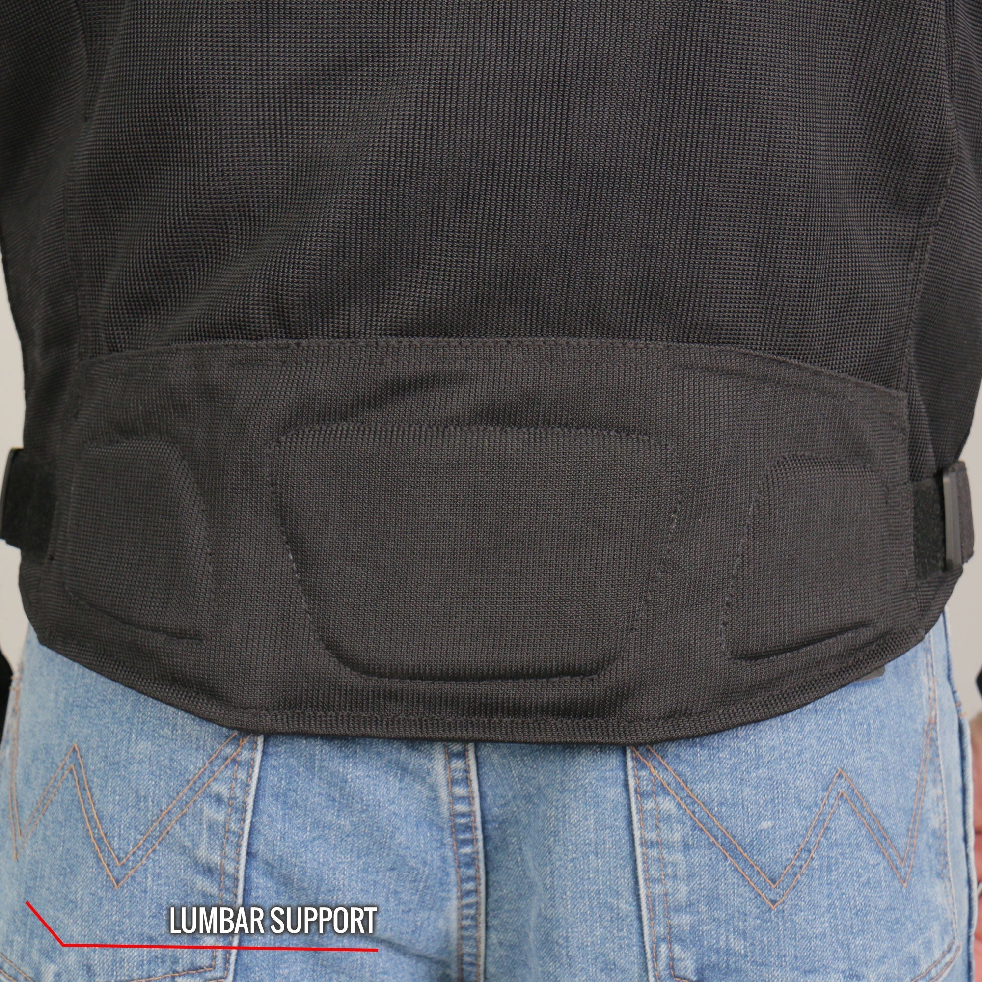 JKM1024 Men’s Black All Weather Armored Biker Nylon Motorcycle Jacket with Concealed Carry Pocket