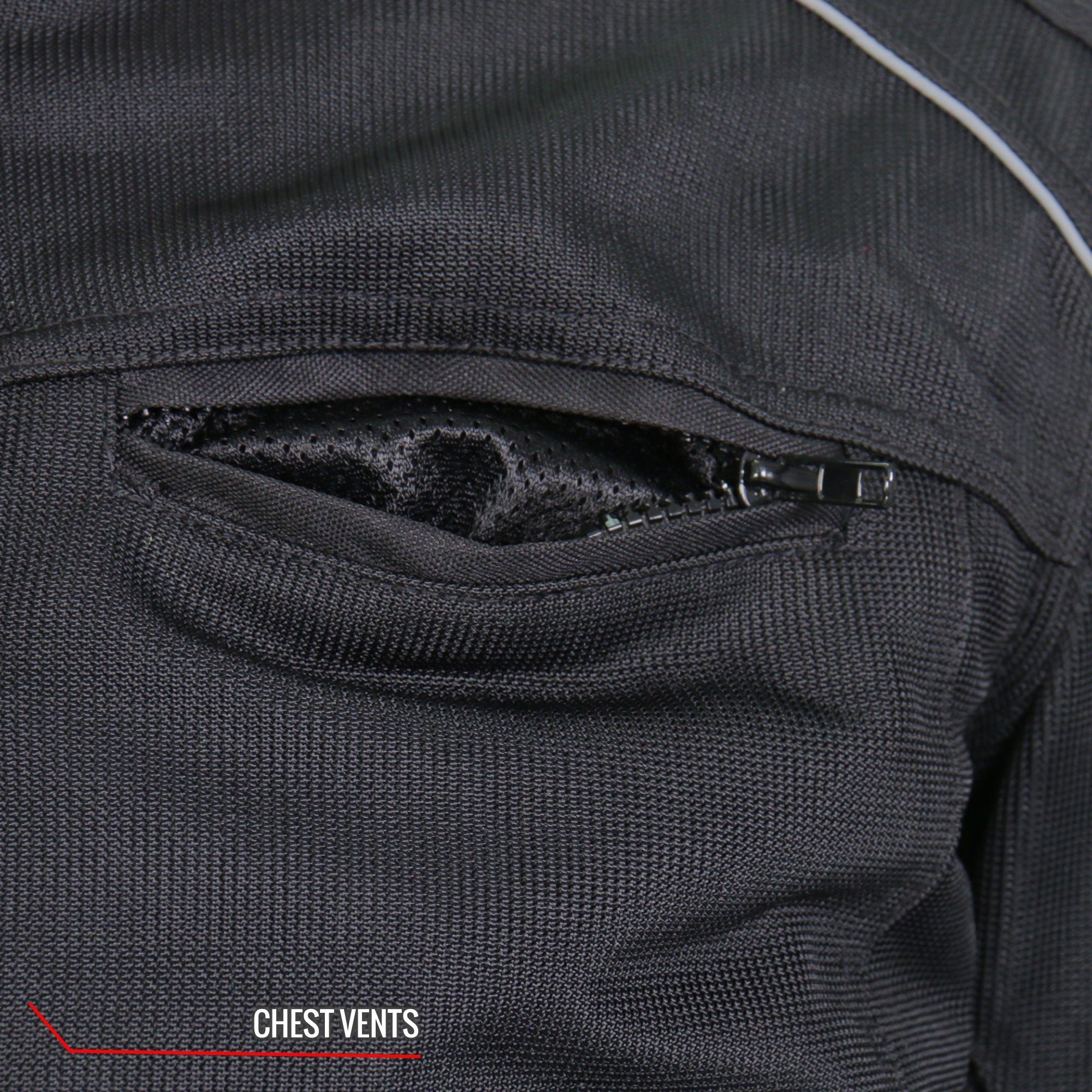 JKM1024 Men’s Black All Weather Armored Biker Nylon Motorcycle Jacket with Concealed Carry Pocket