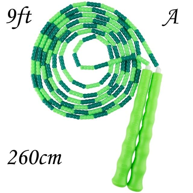 Jump Skipping Rope Beginner Soft Beaded Adjustable Tangles Free Fitness Skipping Rope For Men Women Kids Soft Beaded Skipping Rope Keeping Fit For Training Workout And Weight Loss