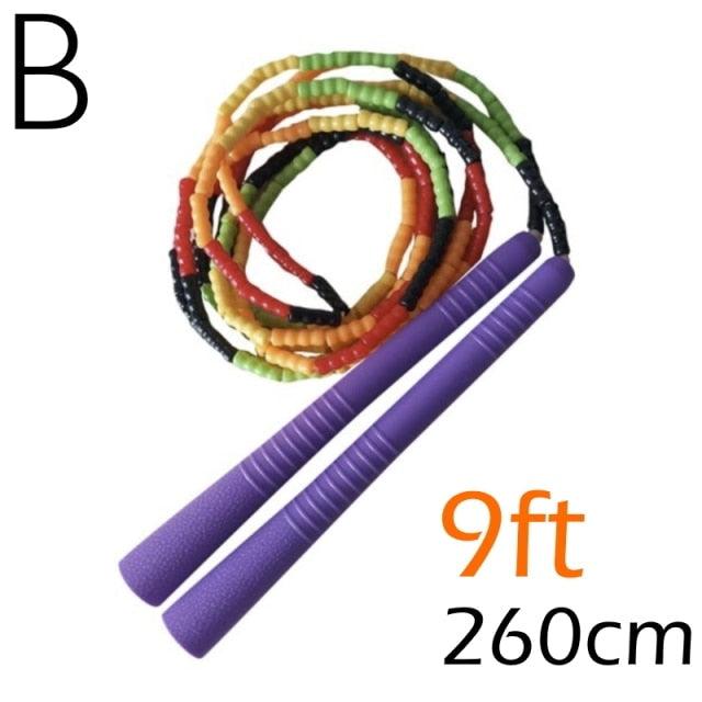 Jump Skipping Rope Beginner Soft Beaded Adjustable Tangles Free Fitness Skipping Rope For Men Women Kids Soft Beaded Skipping Rope Keeping Fit For Training Workout And Weight Loss