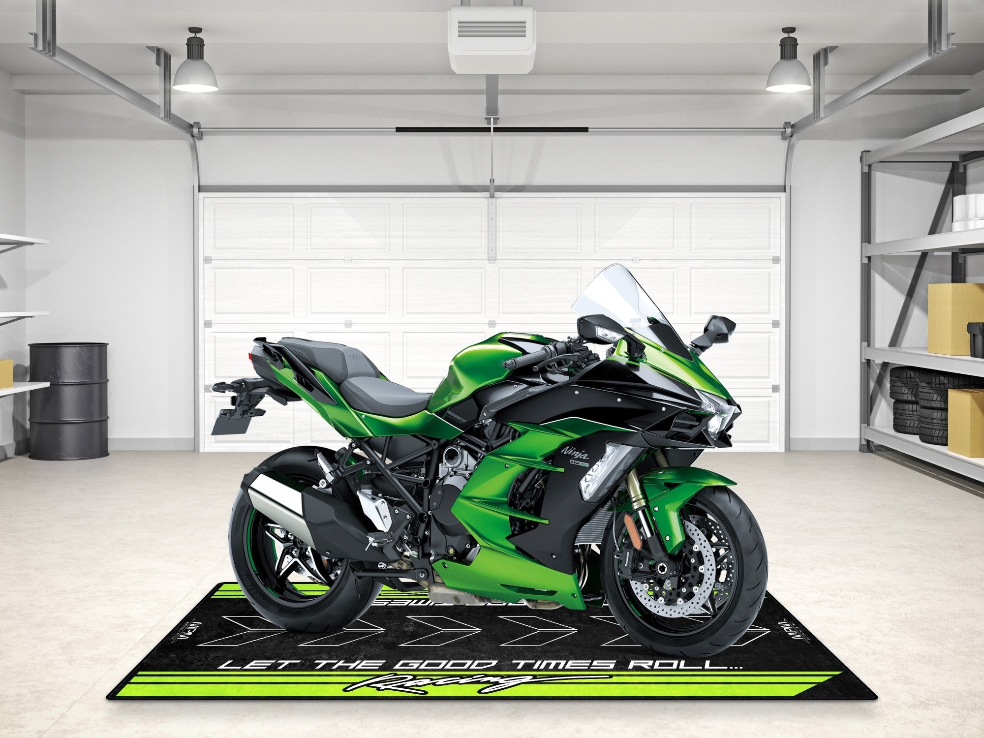 MPM Motorcycle Mat for Kawasaki - MM7134