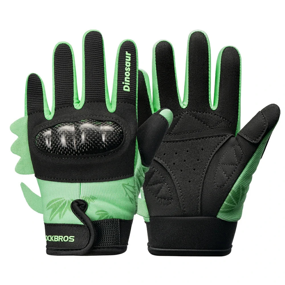 Kids Full Finger Gloves with Hard Shell Protection