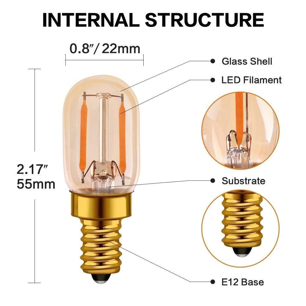LED Spiral Filament Light Bulb Warm White Vintage Edison Lamp Bedroom Decoracion Vintage Lamp Home Decor Holiday Night Eye Protection Led Bulb Light Lamp For Office Desk Lights