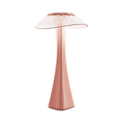 LED Table Lamp USB Charging Dimmable Protection Eyes Smart Touch Switch Bedside Lamps Transparent Crystal Creative Table Light Decorative Table Lamp Cute Study Lamps for Bedroom Décor