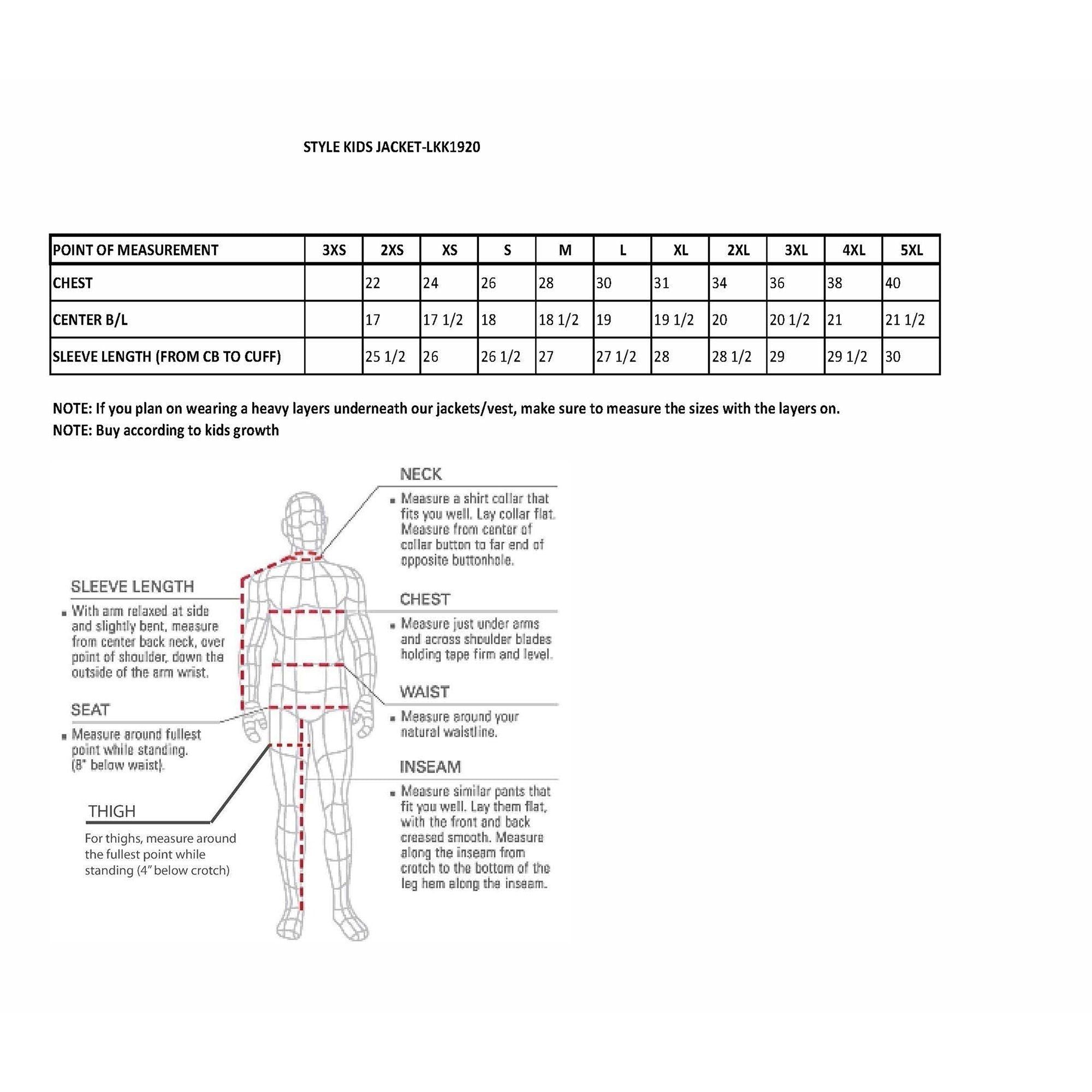 LKK1920 Boy's Black Classic Leather Biker Jacket with Patch Pocket Style
