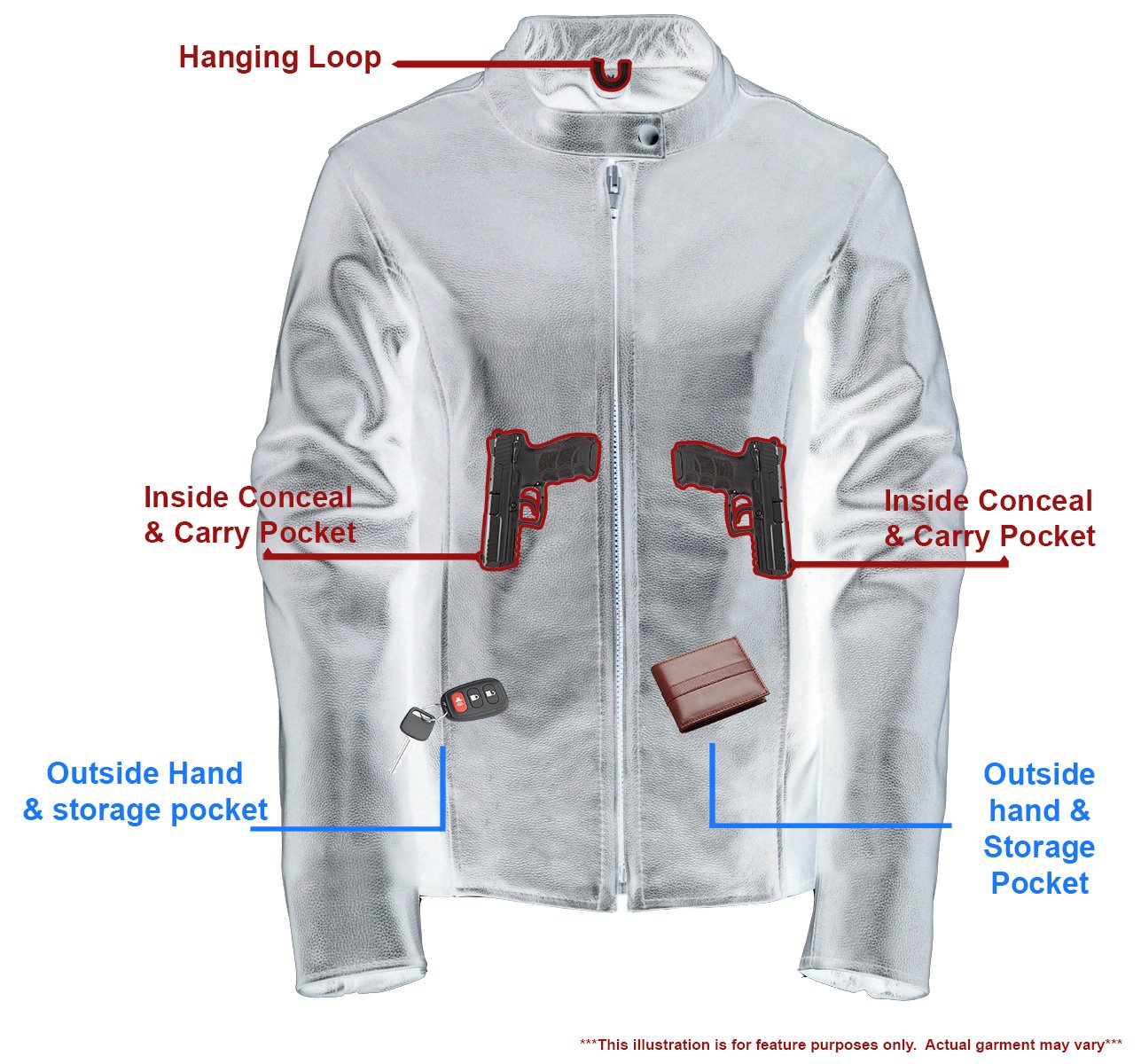 LKL2720 Women's Black Classic Side Lace Leather Motorcycle Jacket