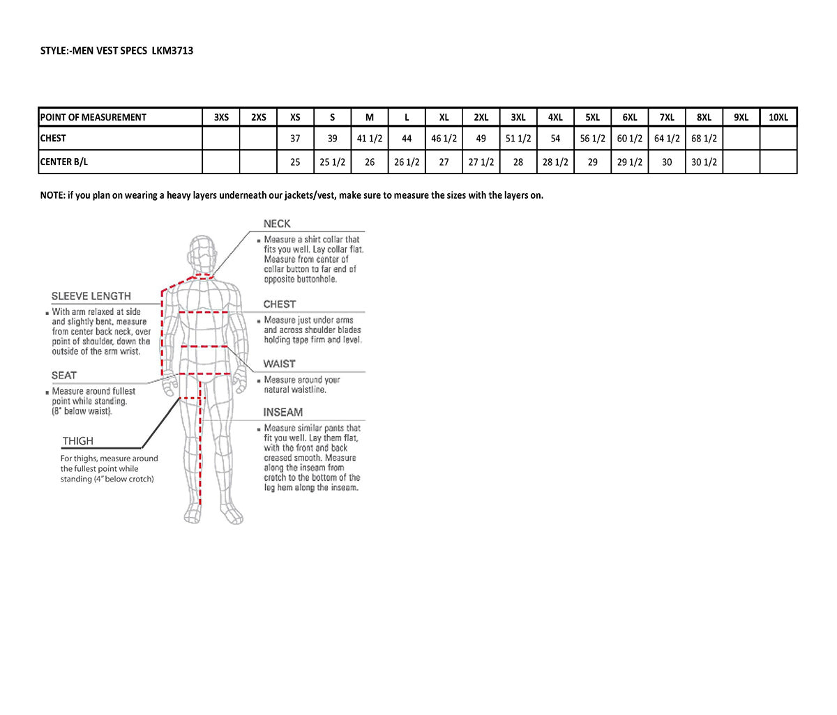 LKM3713 Men's Black Leather Club Style Motorcycle Rider Vest W/ Dual Closure Zipper and Snaps