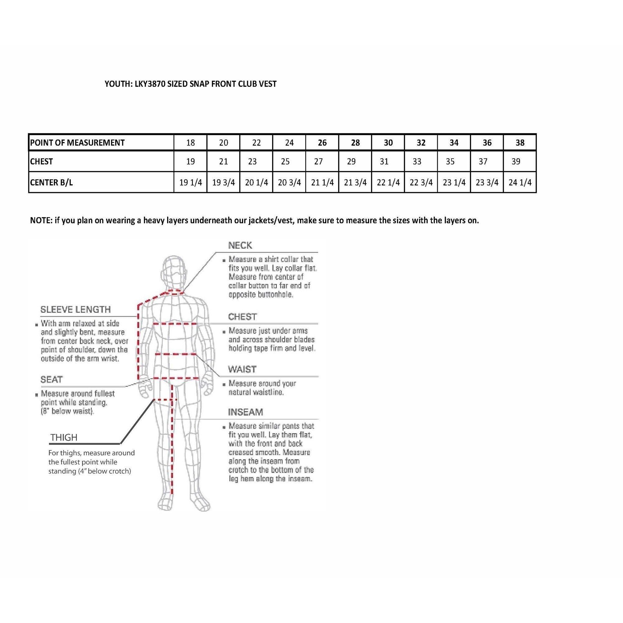LKY3870 Youth Size Black Leather Biker Style Vest with Snap Front and Side Laces