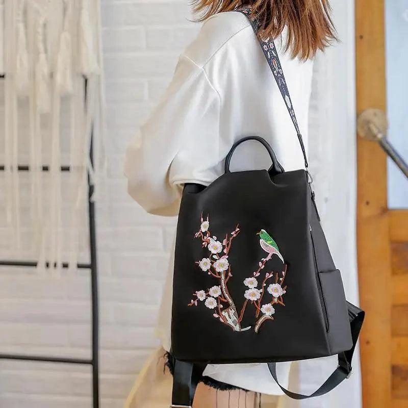 Luxurious Waterproof Women's Backpack Fashionable Anti-theft Women Backpacks Nice Print School Bag High Quality Large Capacity Backpack