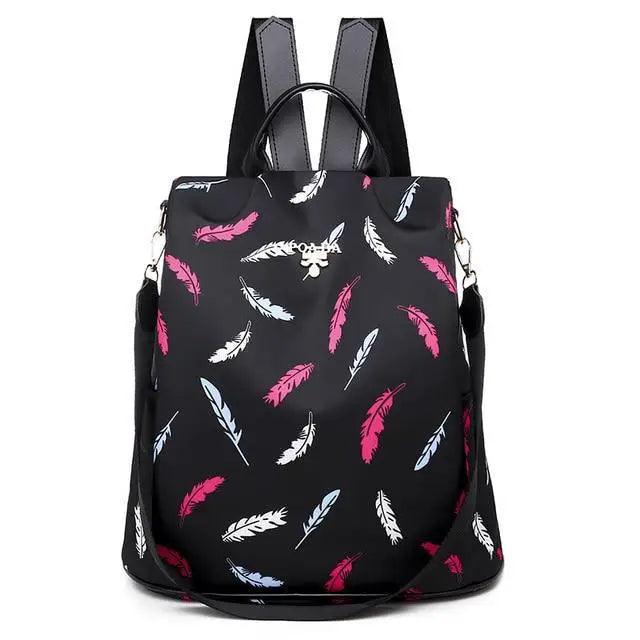 Luxurious Waterproof Women's Backpack Fashionable Anti-theft Women Backpacks Nice Print School Bag High Quality Large Capacity Backpack