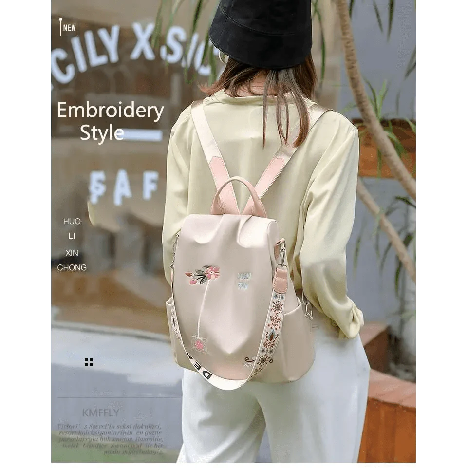 Luxurious Waterproof Women's Backpack Fashionable Anti-theft Women Backpacks Nice Print School Bag High Quality Large Capacity Backpack