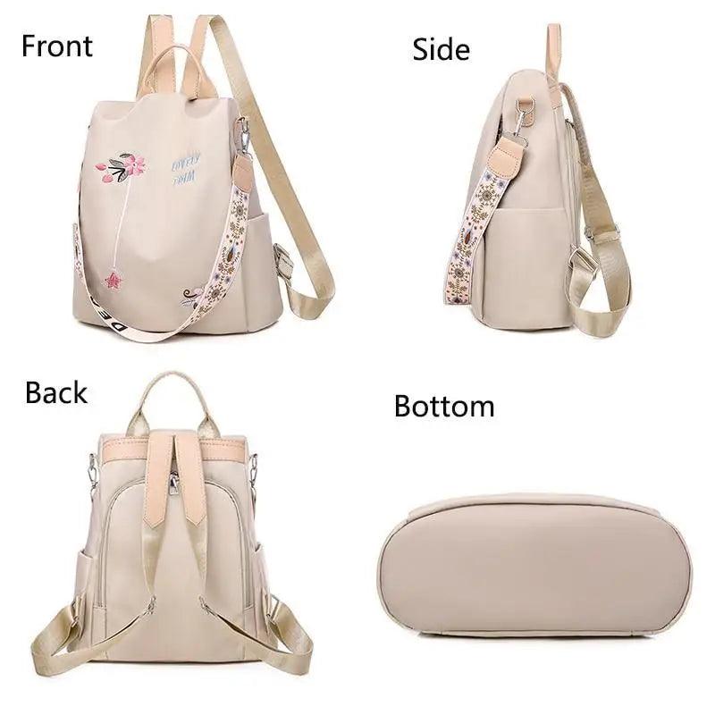 Luxurious Waterproof Women's Backpack Fashionable Anti-theft Women Backpacks Nice Print School Bag High Quality Large Capacity Backpack