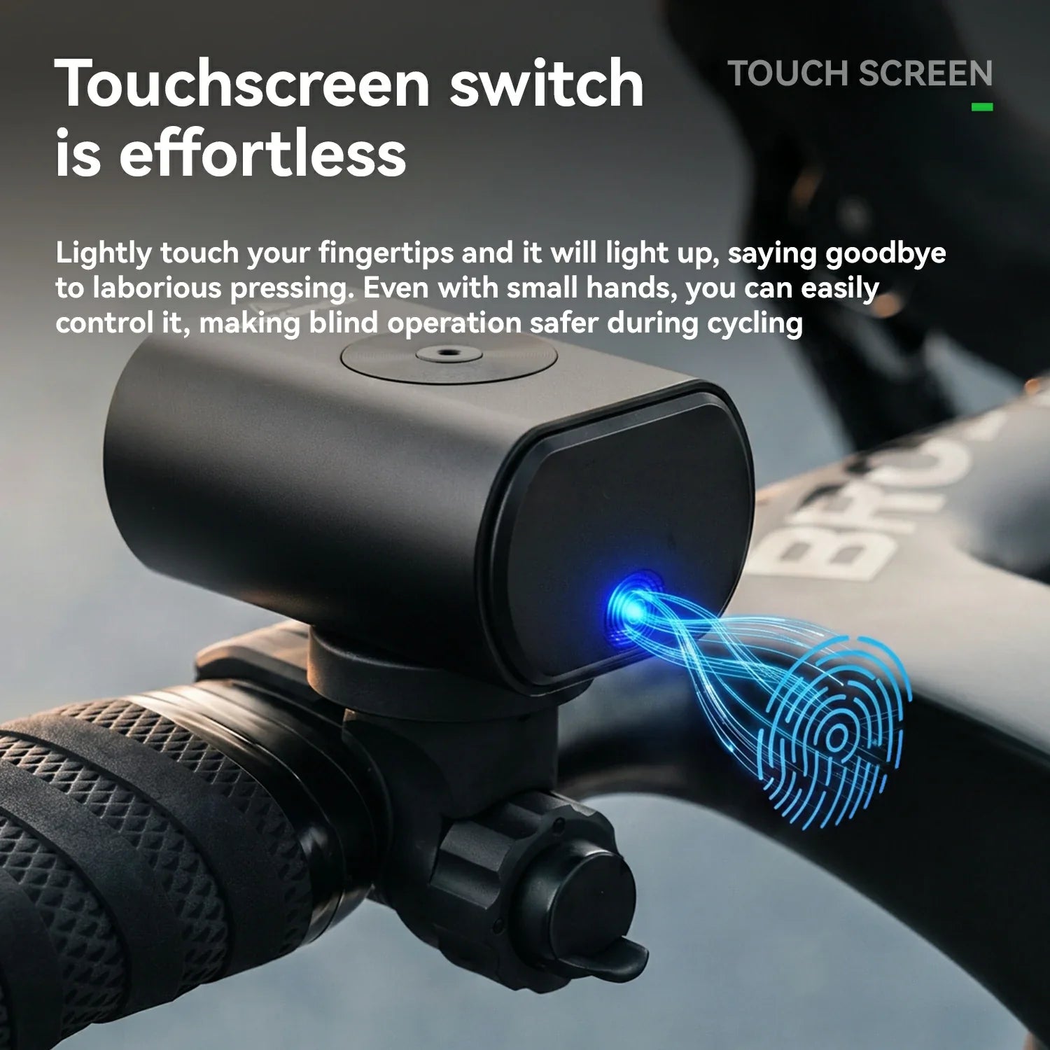 M5 Smart Bike Headlight 1000LM with Digital Display & Remote Control