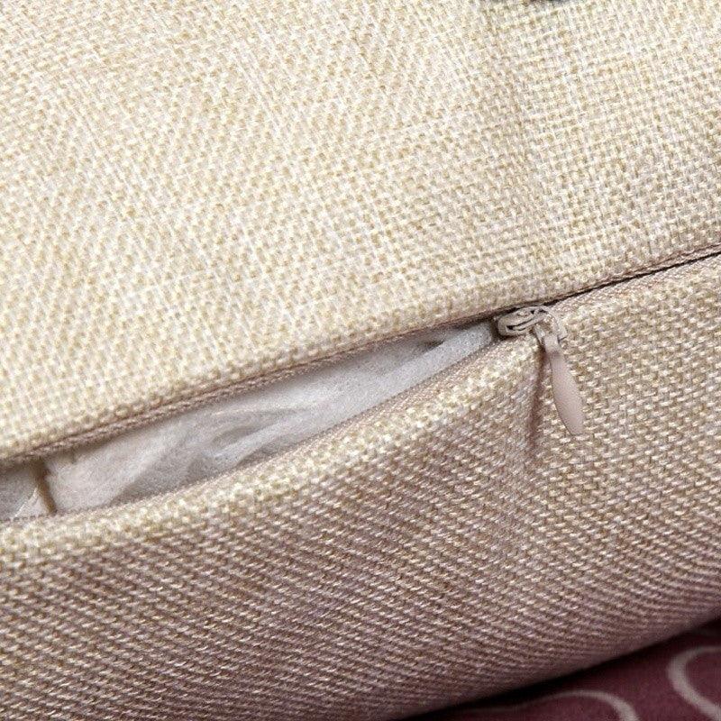 Male Lion Printing Linen Pillow Cover Lion Leo King Square Cushion Covers For Home Sofa Bed Chair Decoration
