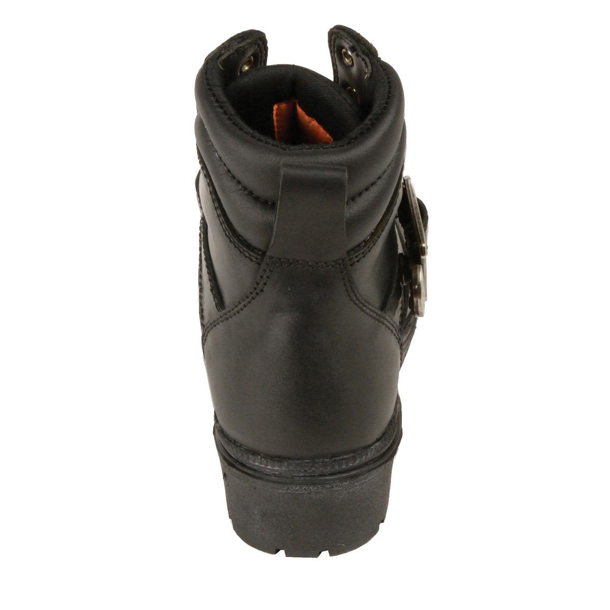 MBL9310 Women's Lace-Up Black Engineer Motorcycle Boots
