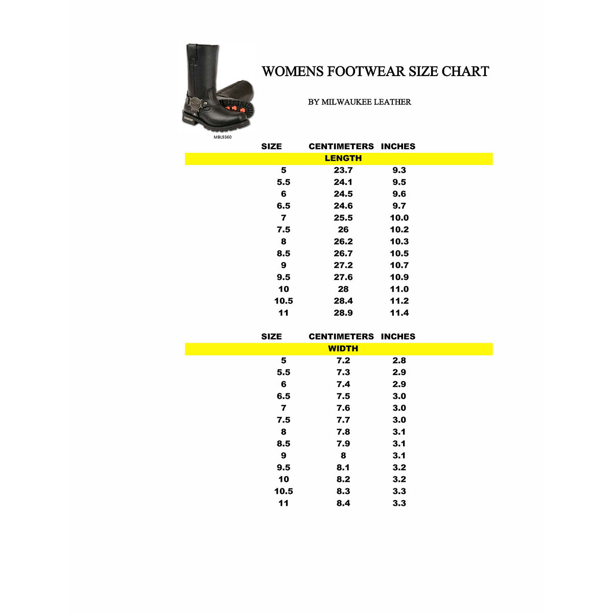 MBL9360 Women's Black Leather 11-Inch Classic Harness Square Toe Motorcycle Boots