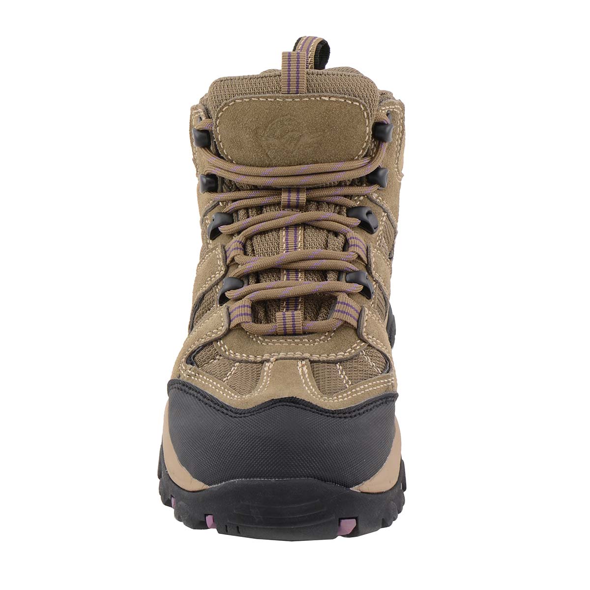 MBL9496 Women's Brown Leather Lace-Up Waterproof Outdoor Hiking Boots Shoes