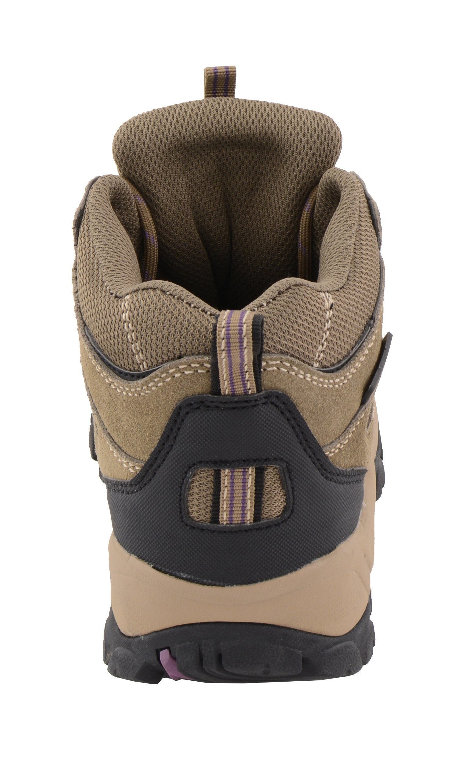 MBL9496 Women's Brown Leather Lace-Up Waterproof Outdoor Hiking Boots Shoes