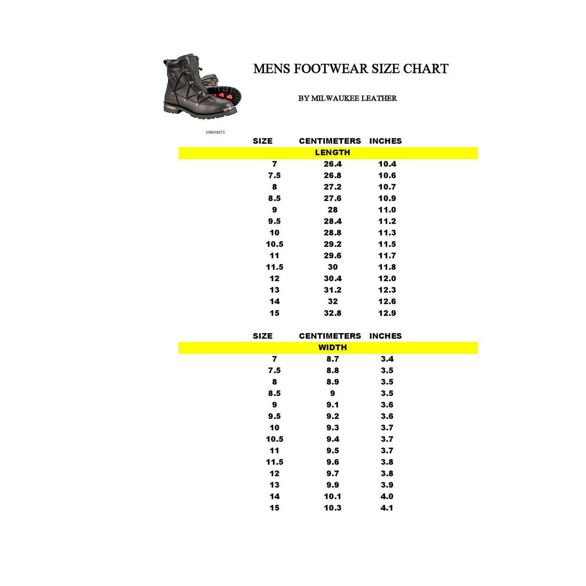 MBM9075 Men's Black Leather 6-inch Plain Toe Dual Zipper Motorcycle Rider Boots