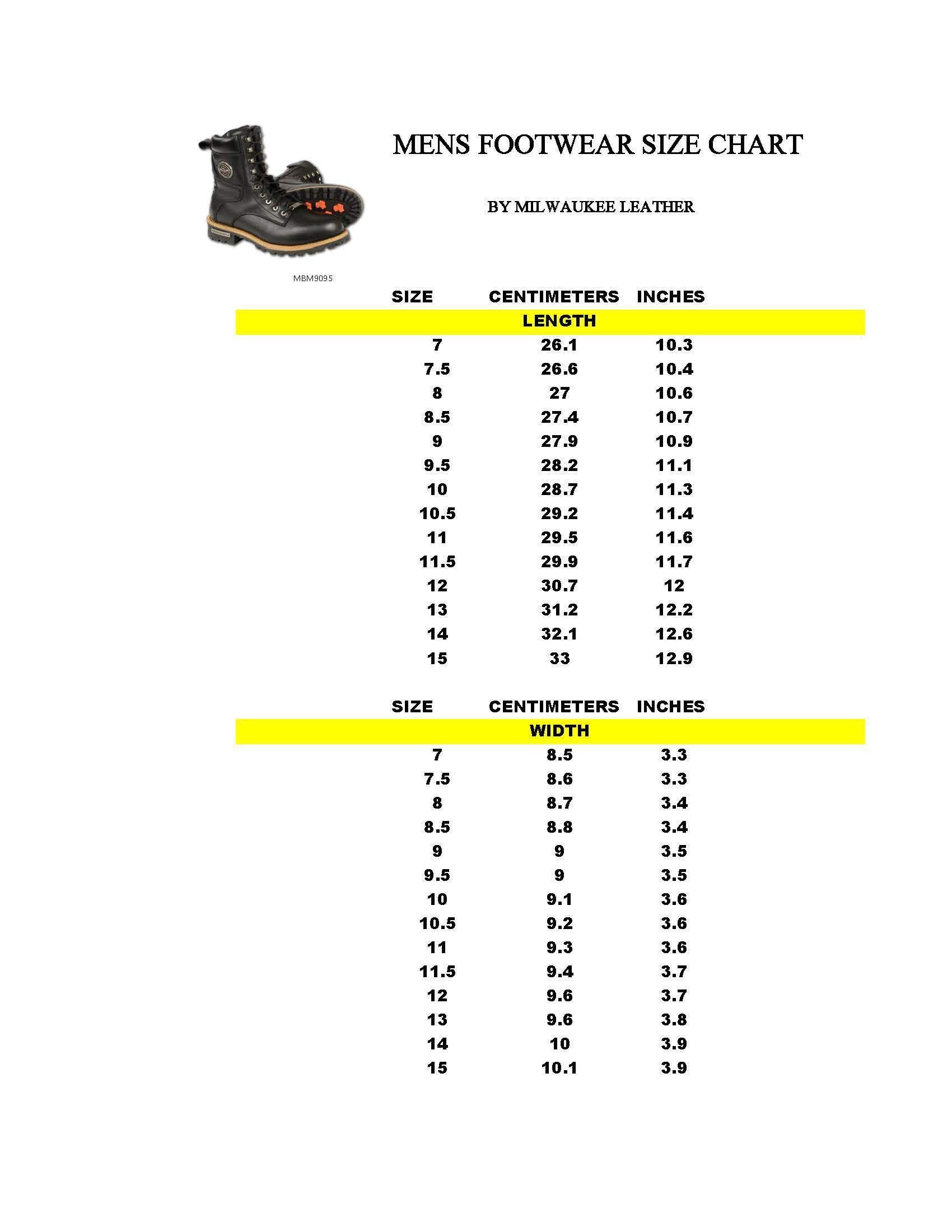 Men's Classic Black Leather Lace-Up Logger Boots w/ Side Zipper MBM9095