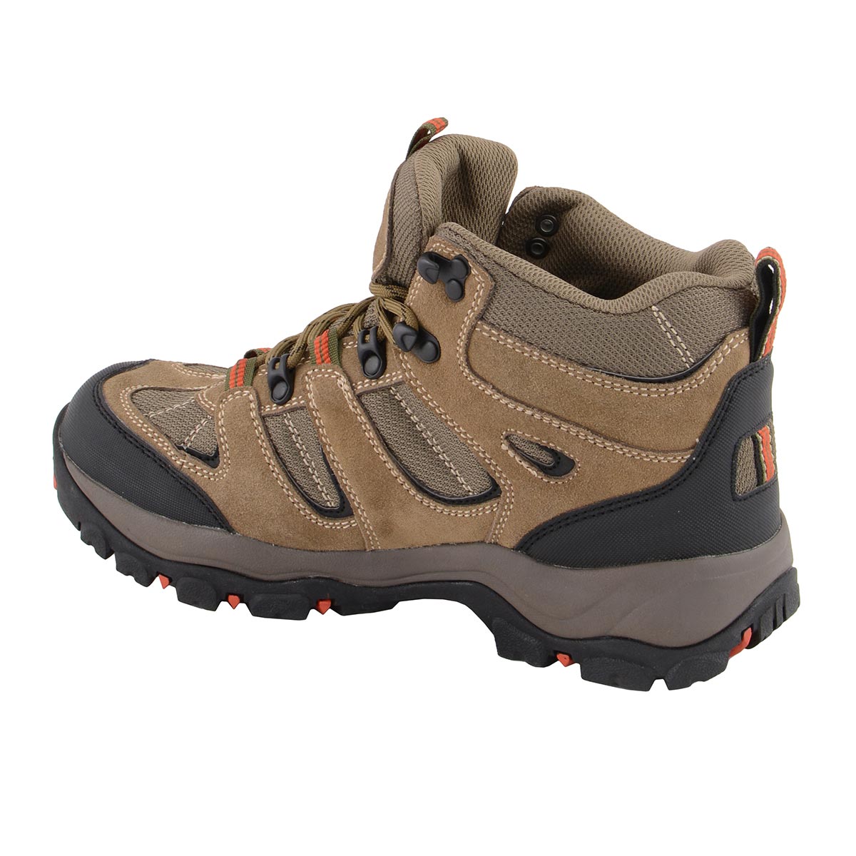 Men's Brown Suede Lace-Up Waterproof Outdoor Hiking Boots MBM9150