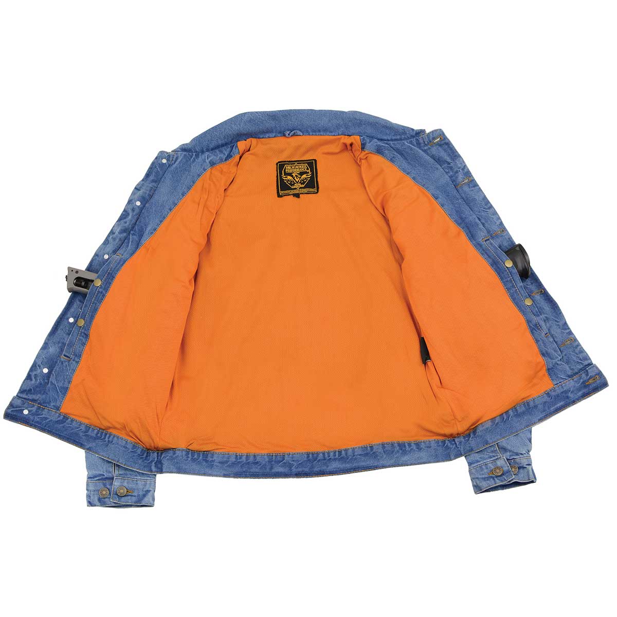 MDM1015 Men's Blue Classic Denim Jean Jacket