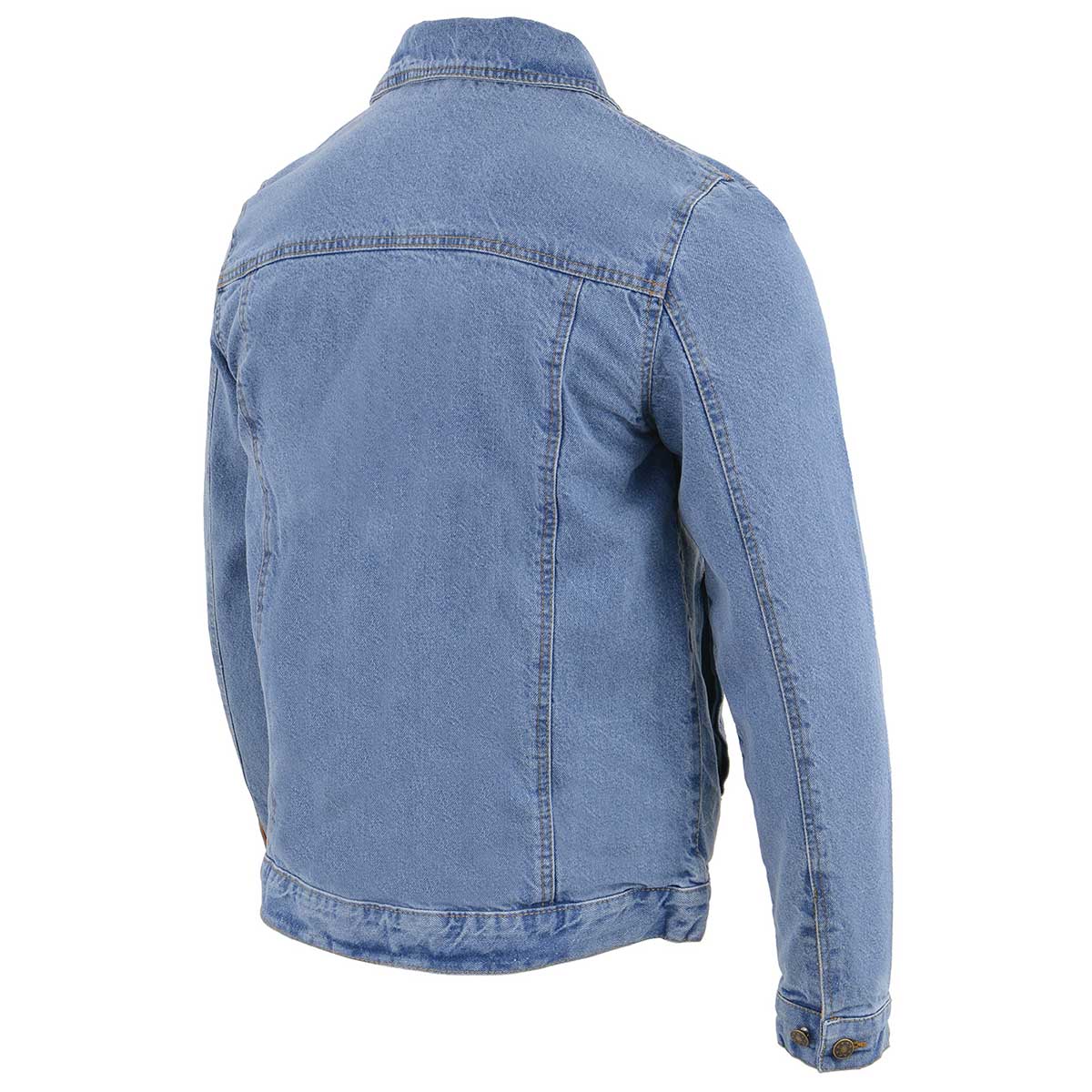 MDM1015 Men's Blue Classic Denim Jean Jacket