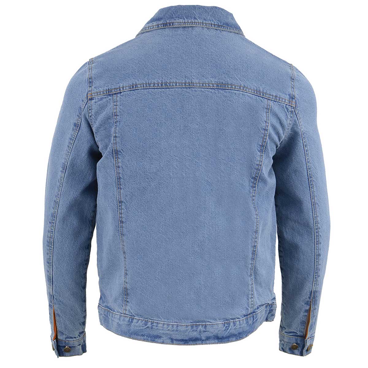 MDM1015 Men's Blue Classic Denim Jean Jacket