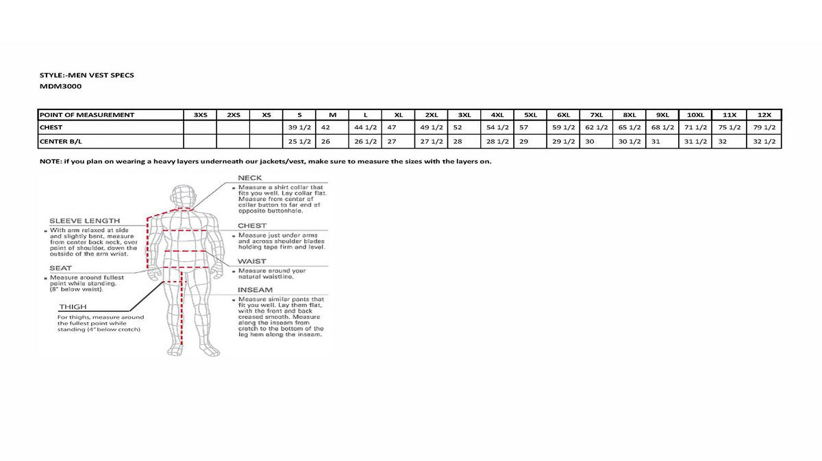 MDM3000 Men's 'Brute' Concealed Snap Black Denim Club Style Vest w/ Hidden Zipper