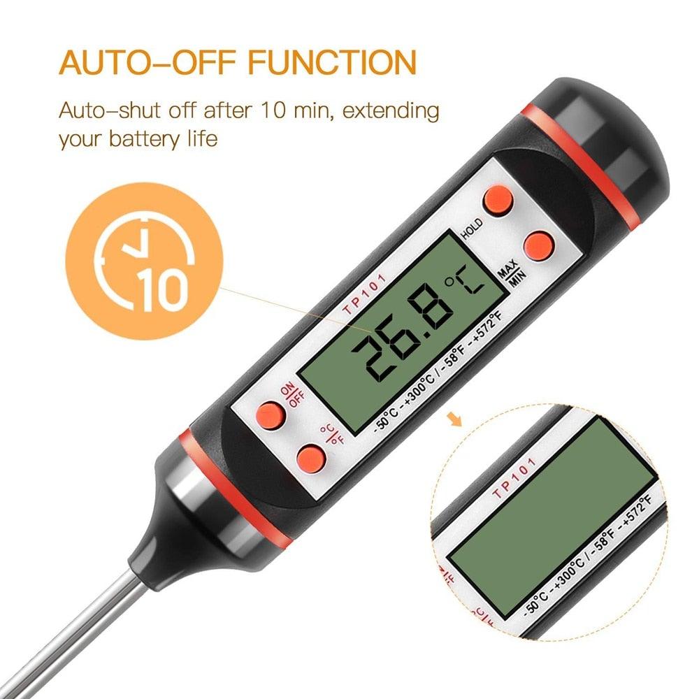 Meter Stock. Cook Meat Thermometer Digital Cooking Food Digital Candy Cooking Thermomete ...