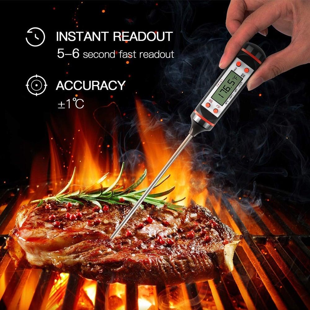 Meter Stock. Cook Meat Thermometer Digital Cooking Food Digital Candy Cooking Thermomete ...