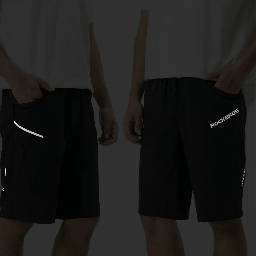 Men's 2-in-1 Padded MTB Cycling Shorts