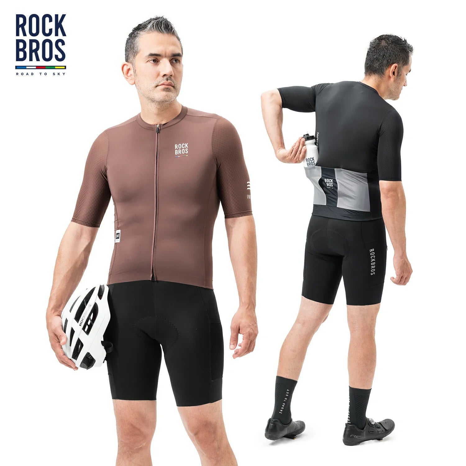 Men's Short Sleeve Cycling Jersey Breathable | Road to Sky