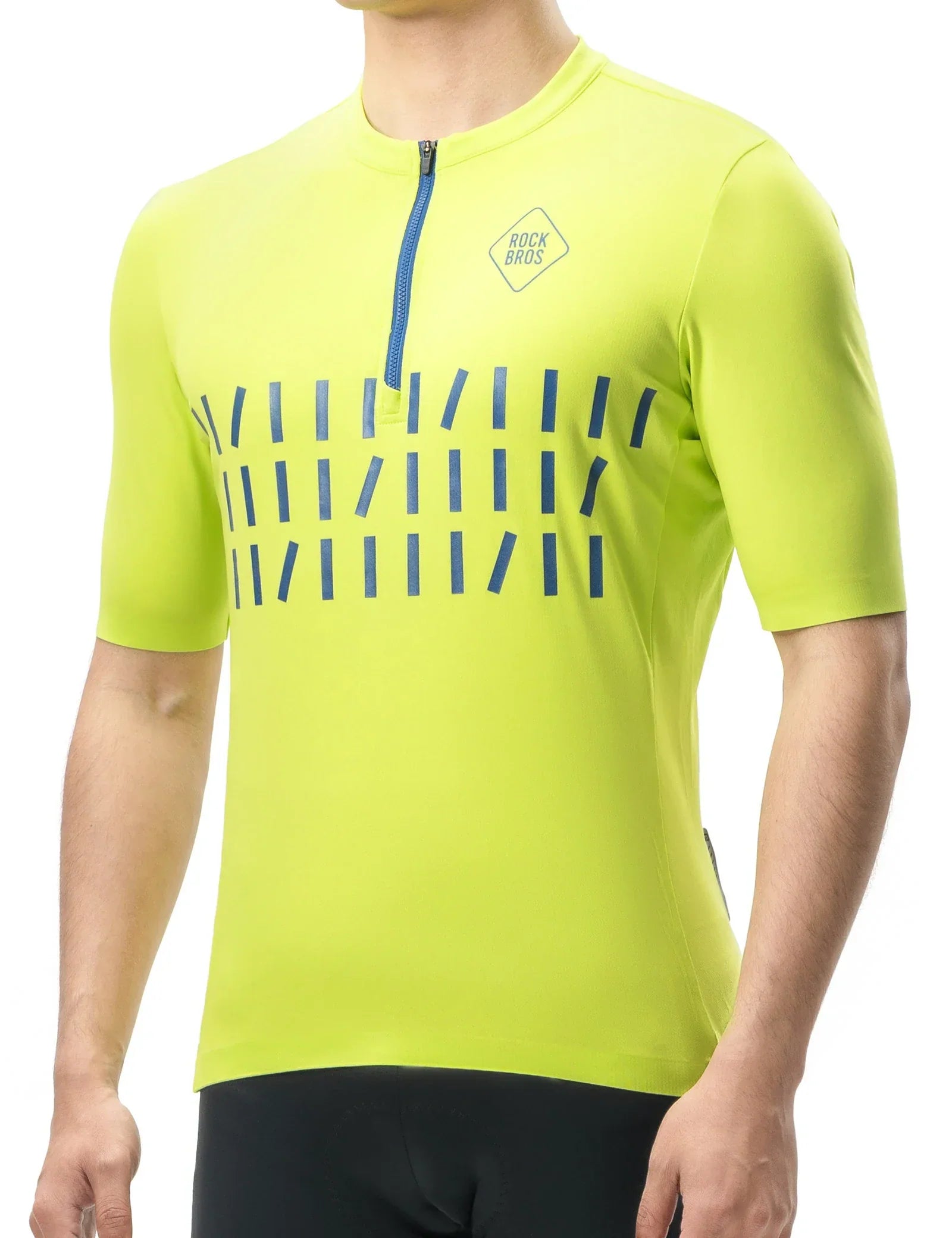 Men's Short Sleeve Cycling Jersey Half Zip