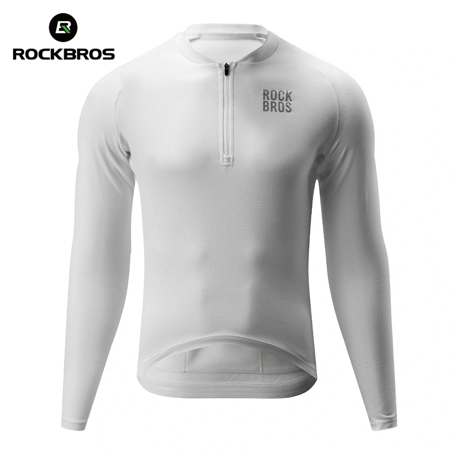 Men’s Summer Long Sleeve Cycling Jersey – Mesh Half-Zip