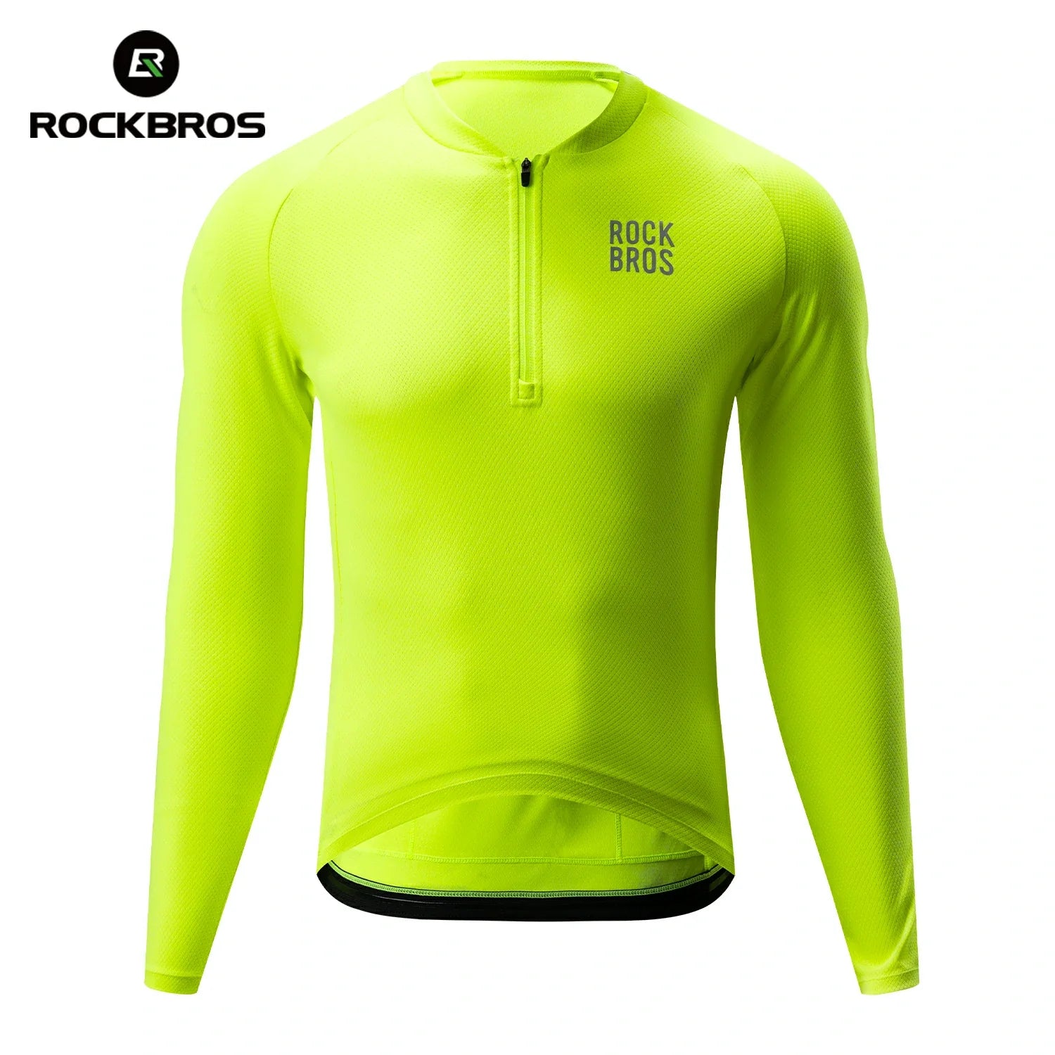 Men’s Summer Long Sleeve Cycling Jersey – Mesh Half-Zip