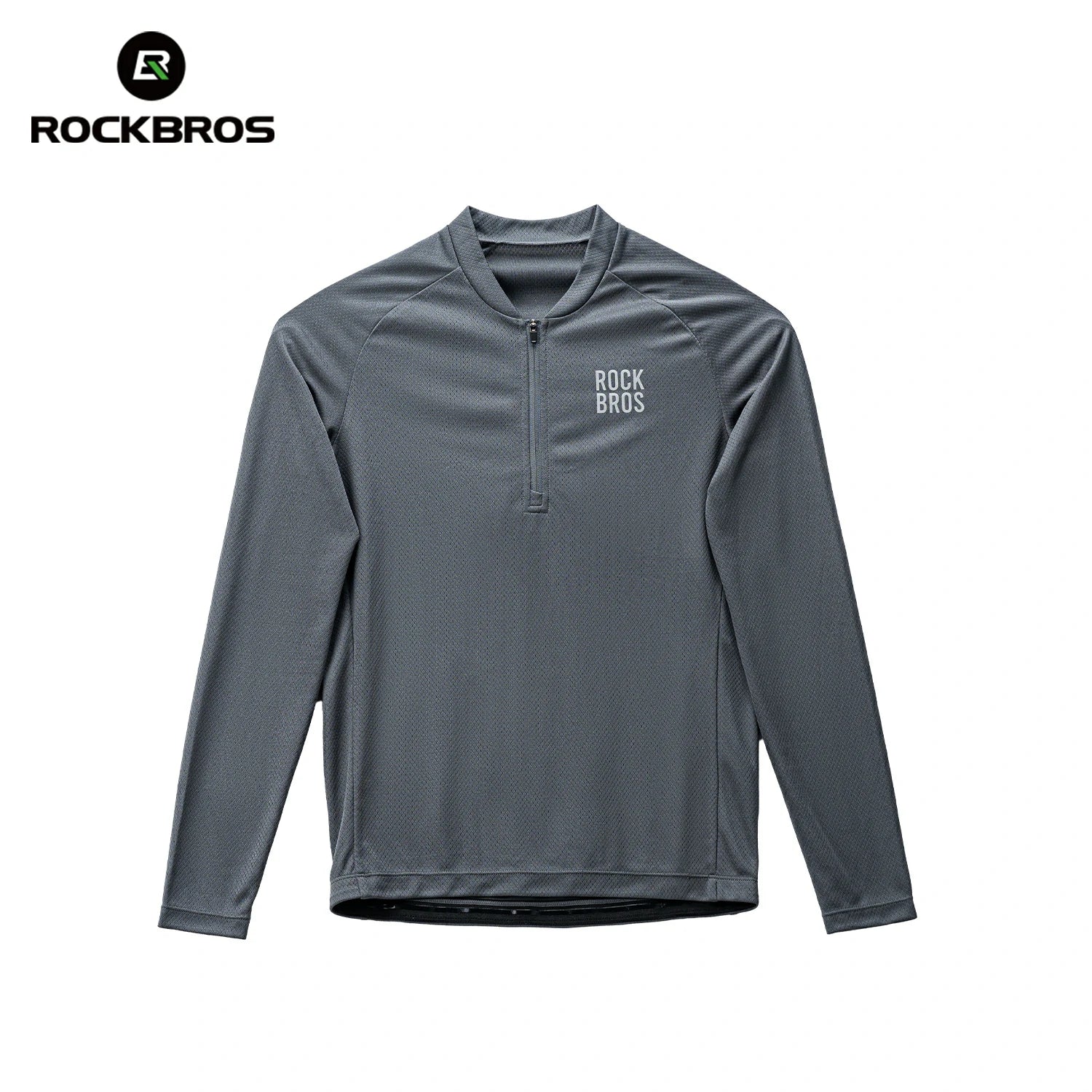 Men’s Summer Long Sleeve Cycling Jersey – Mesh Half-Zip