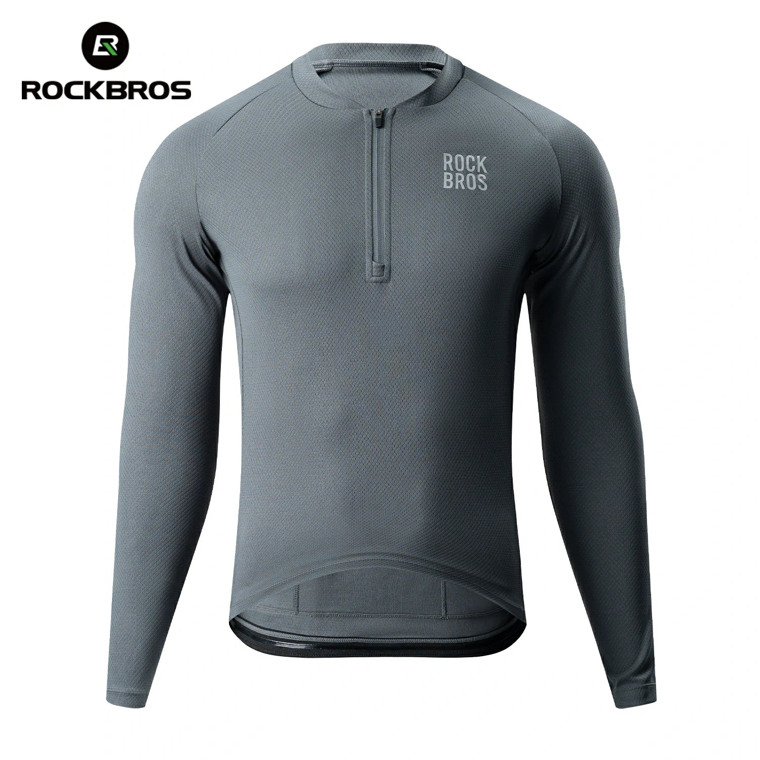Men’s Summer Long Sleeve Cycling Jersey – Mesh Half-Zip