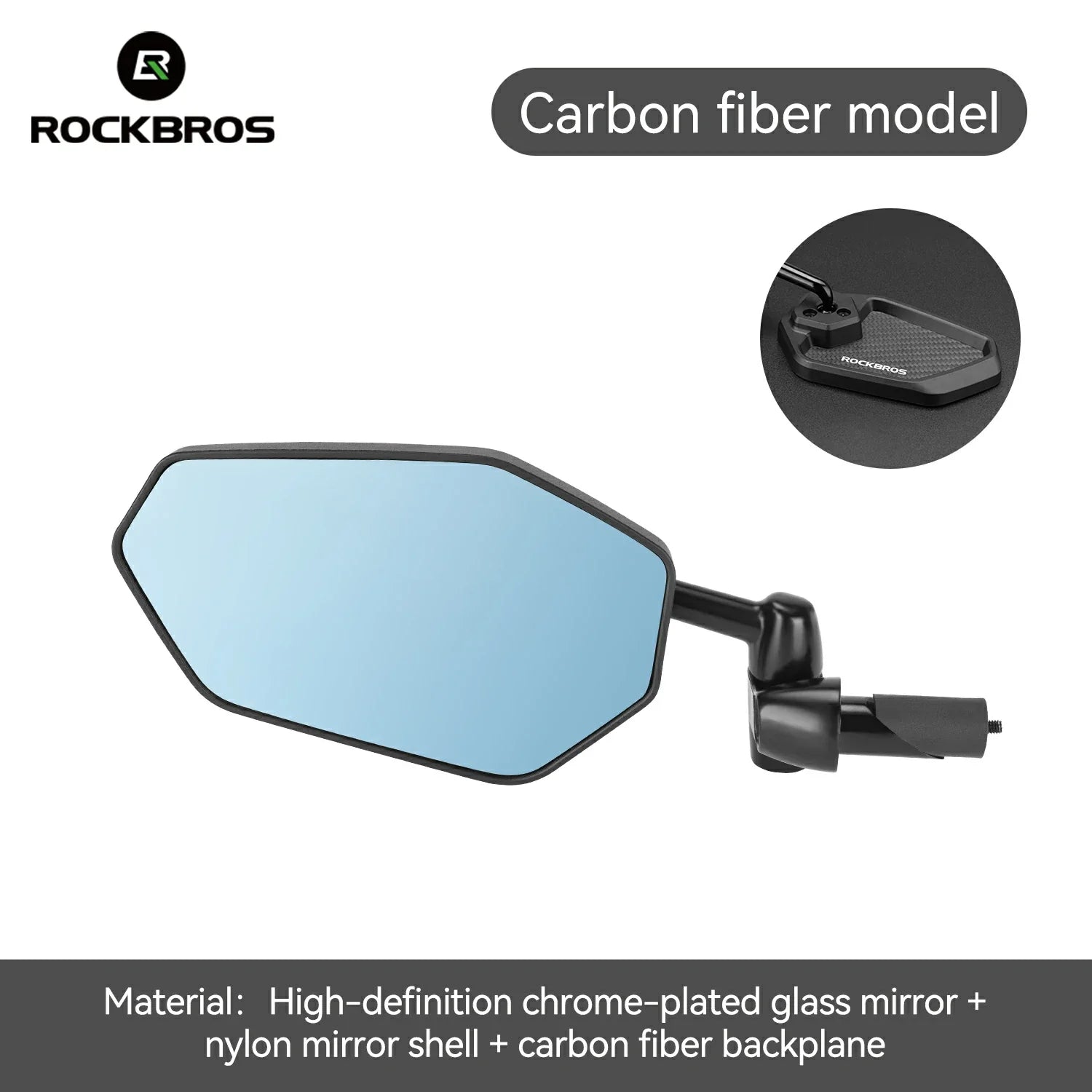 Cycling Mirror Wide-Angle Anti-Glare Rear View