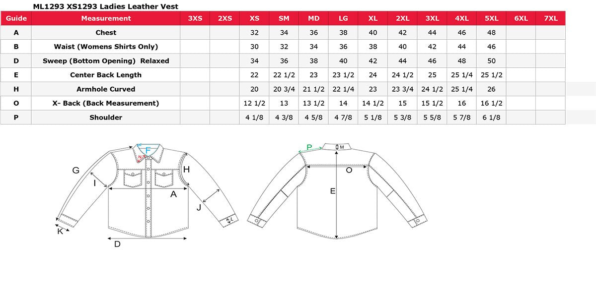 XS1293 Ladies ‘Winged’ Solid Black Studded Leather Vest