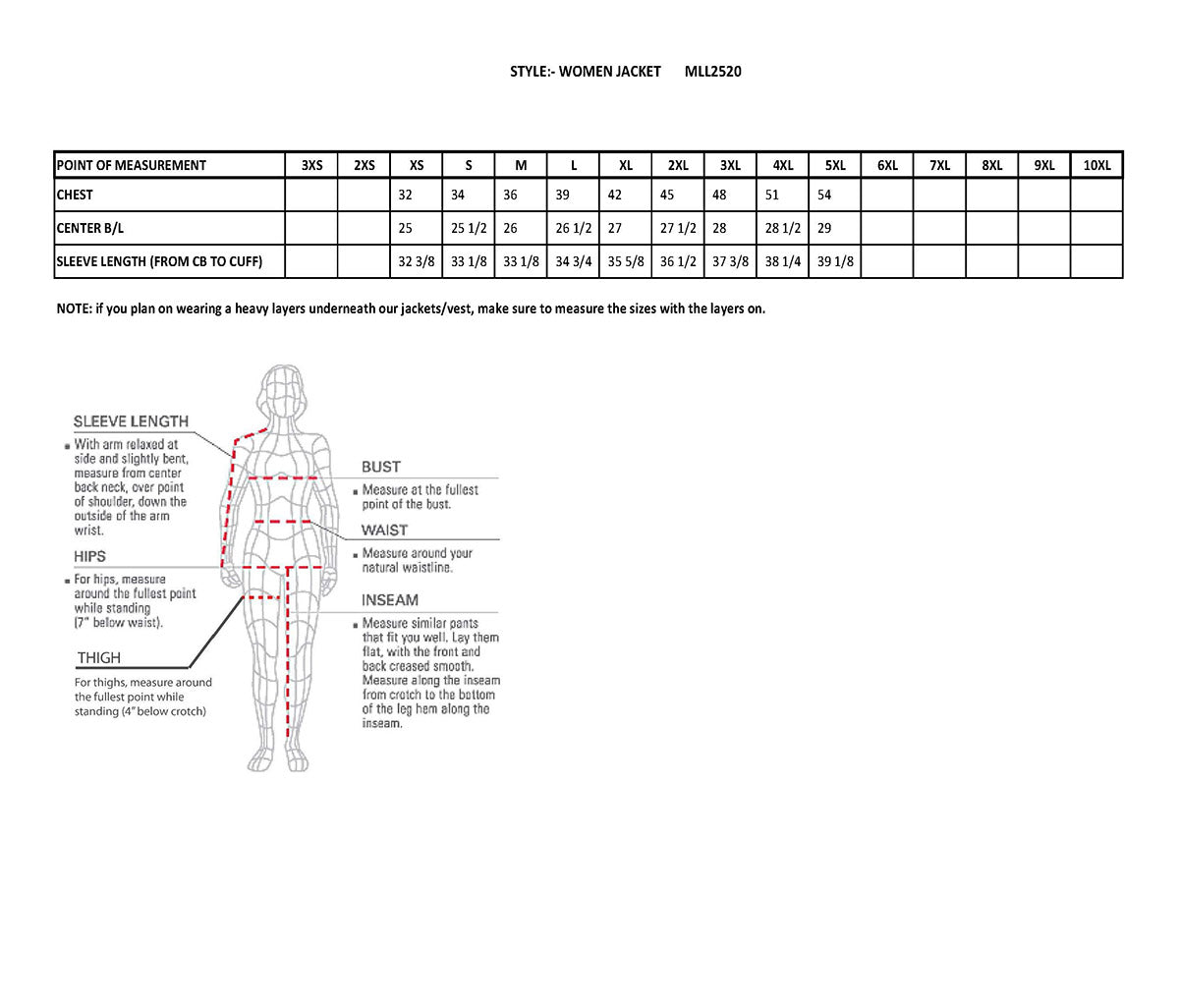 MLL2520 Ladies Racer Black Leather Motorcycle Jacket