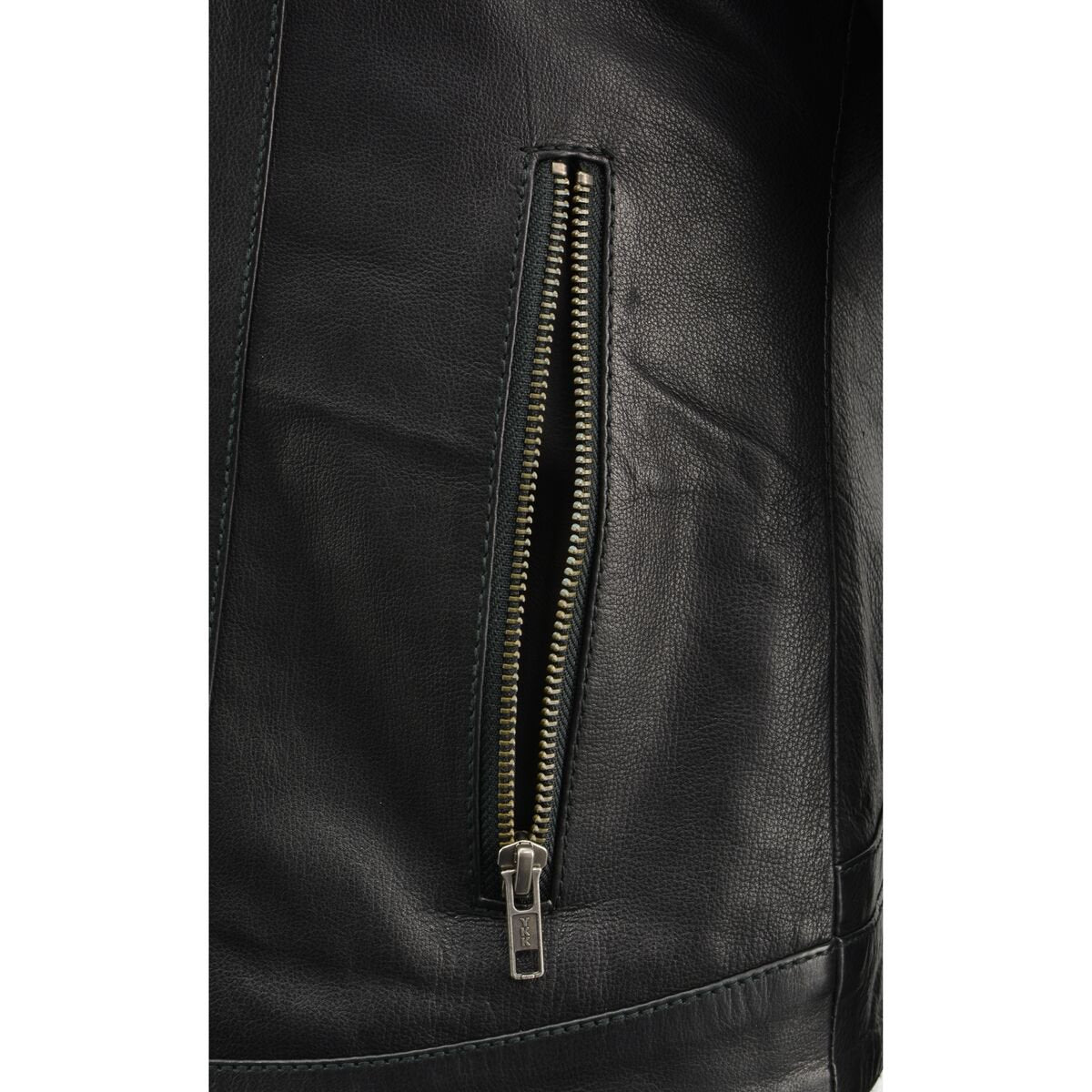 MLL2546 Women's Purple Winged ‘Scuba’ Leather Jacket with Hoodie