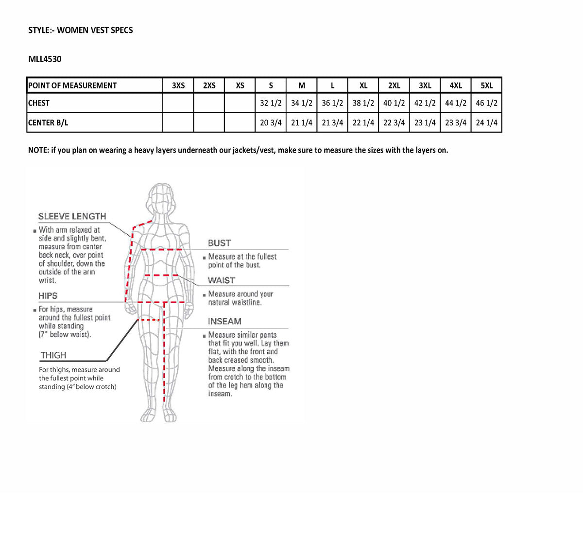 MLL4530 Women's Black Leather Open Neck Motorcycle Rider Vest W/ Front Zip and Stitching detail